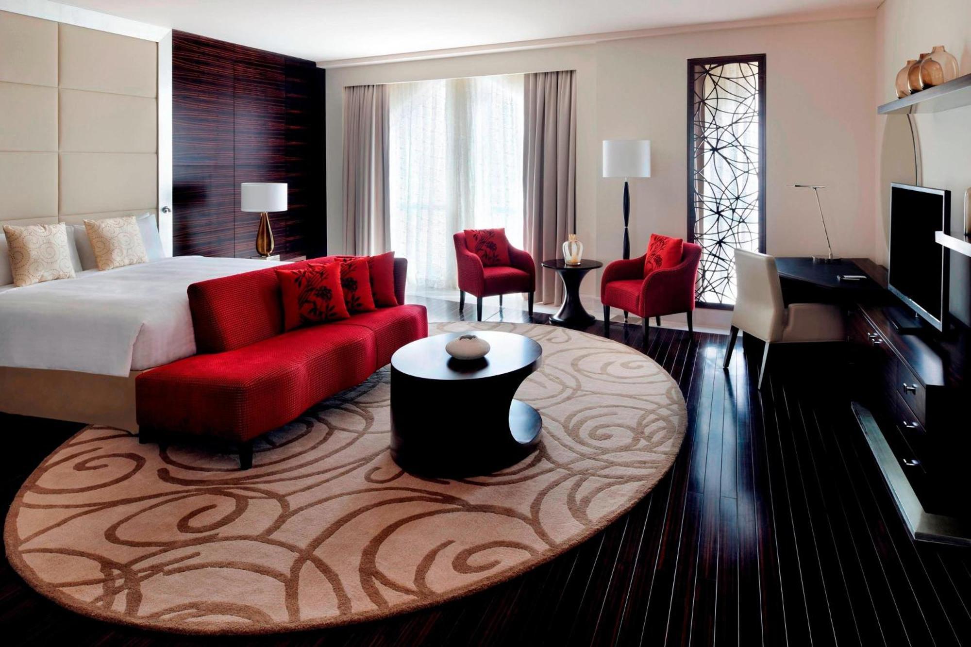 迪拜阿尔贾达法万豪酒店 外观 照片 A suite at the hotel